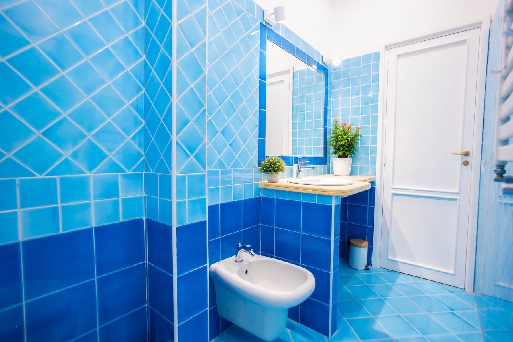 Il bagno della Suite Chiaia