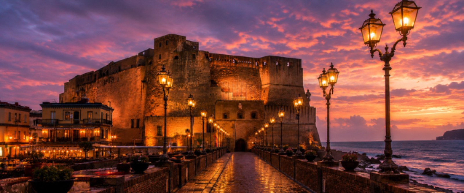 Castel dell'Ovo e il Borgo Marinari
