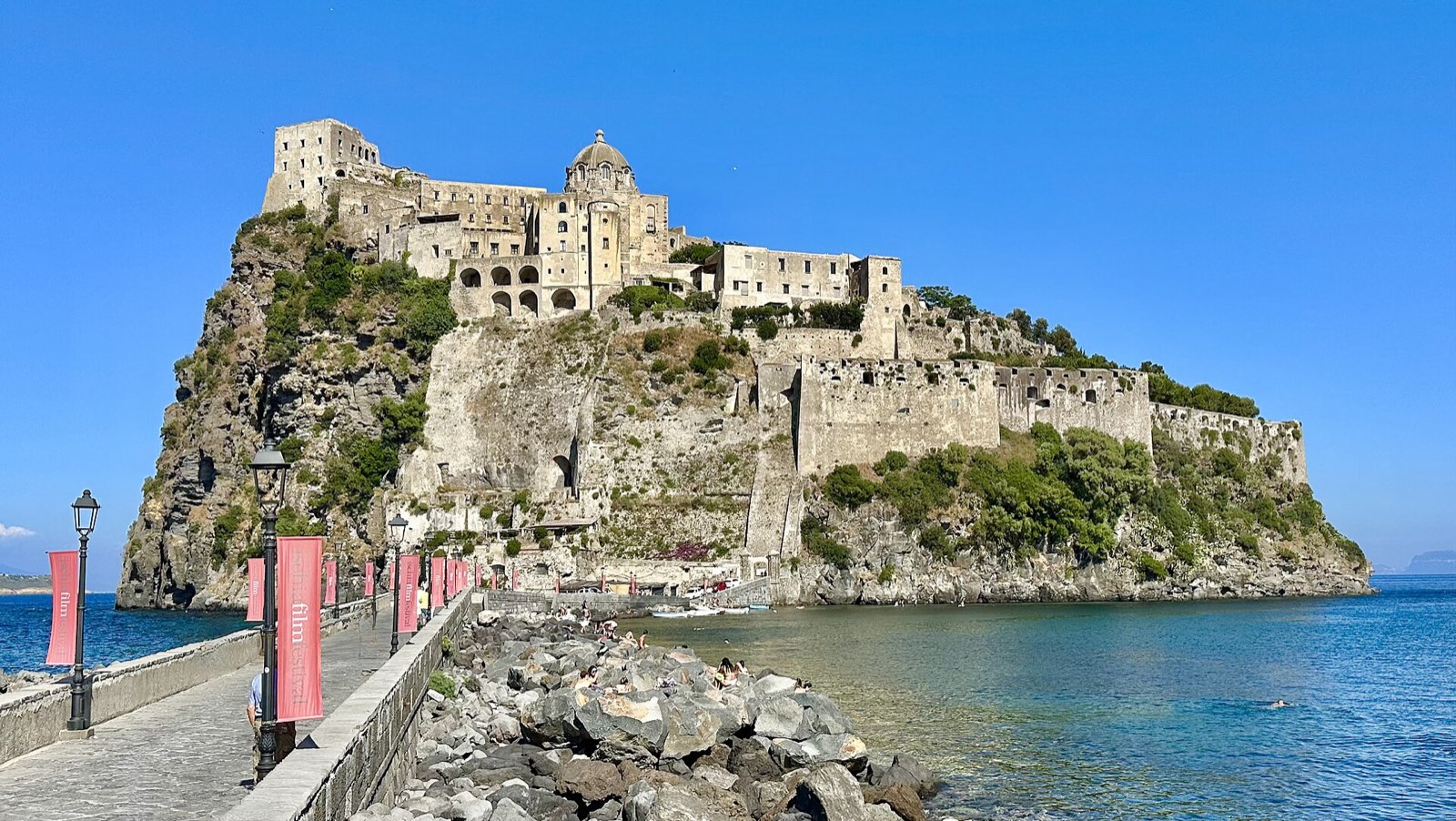 The castle that is an island — Aragonese Castle, Ischia, a stop on the Follaky itinerary in Naples