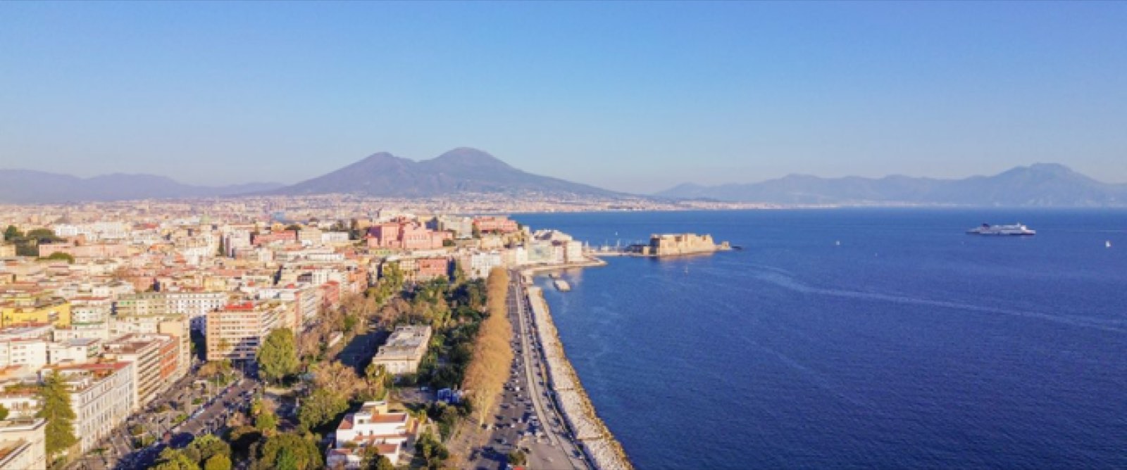 Lungomare Caracciolo, the Naples seafront