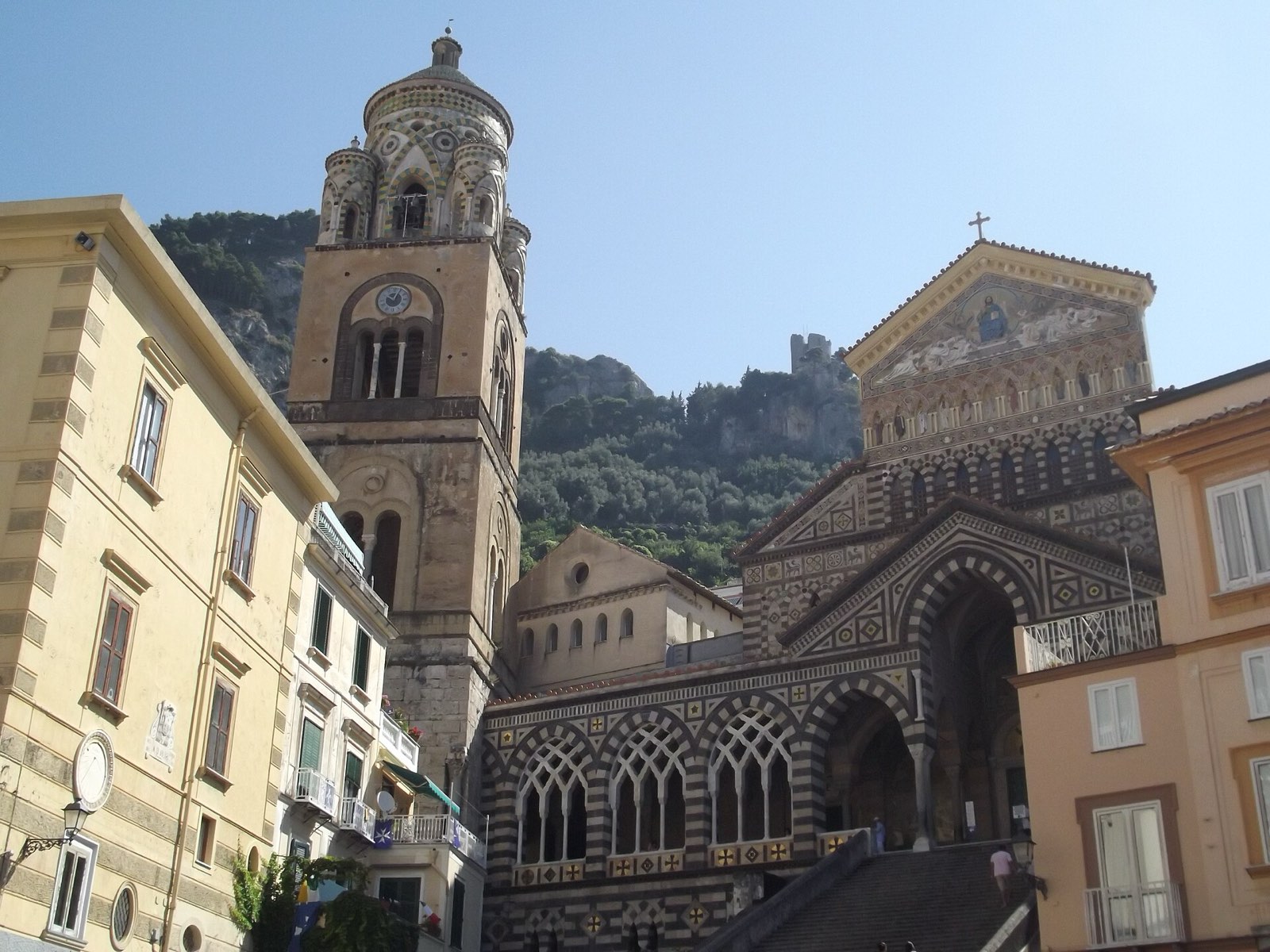 A façade that speaks Mediterranean — Cathedral of Sant’Andrea, Amalfi, a stop on the Follaky itinerary in Naples
