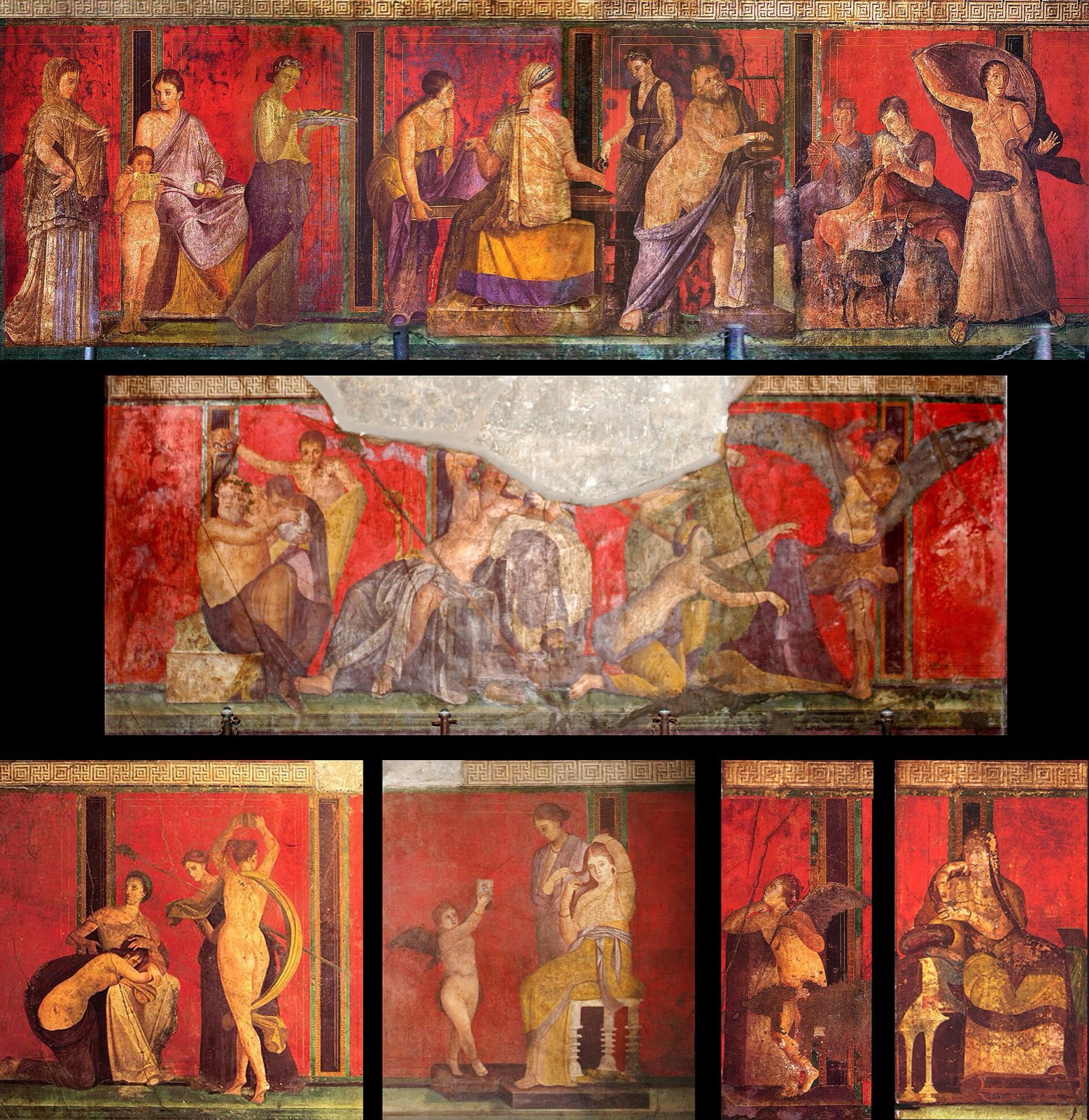The cinema painted on the walls — Villa of the Mysteries, a stop on the Follaky itinerary in Naples