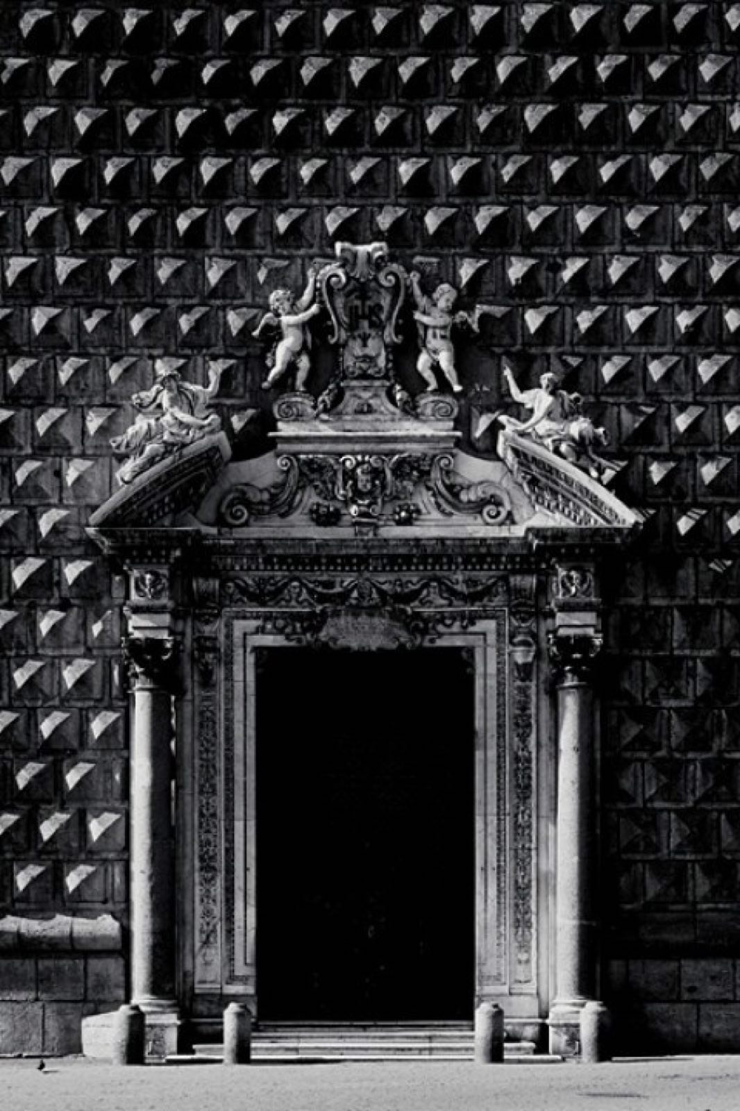 The church of Gesù Nuovo, in the historic centre of Naples
