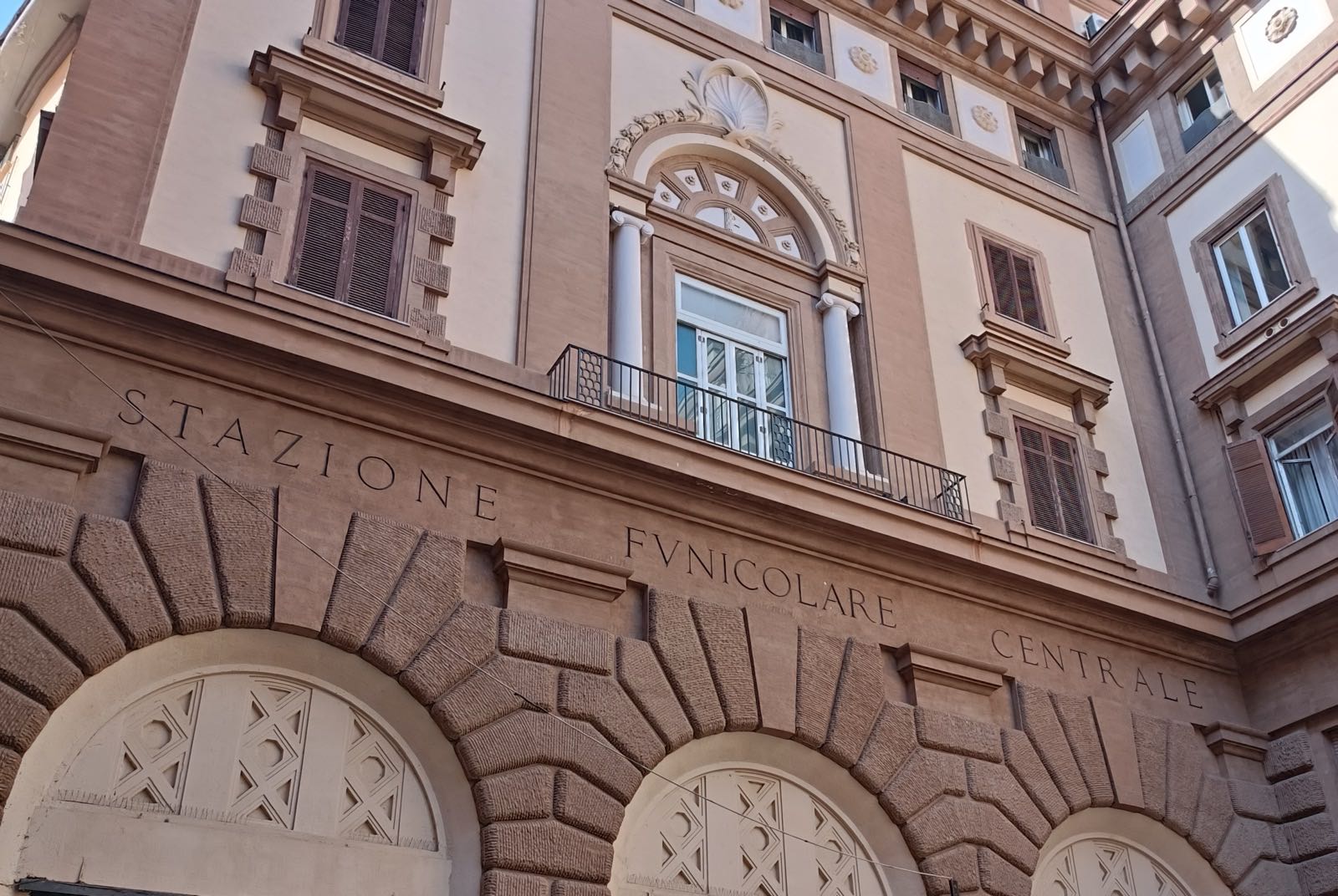 From Via Toledo up to the Vomero — Funicolare Centrale · Piazza Augusteo, a stop on the Follaky itinerary in Naples